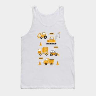 Construction Trucks Tank Top